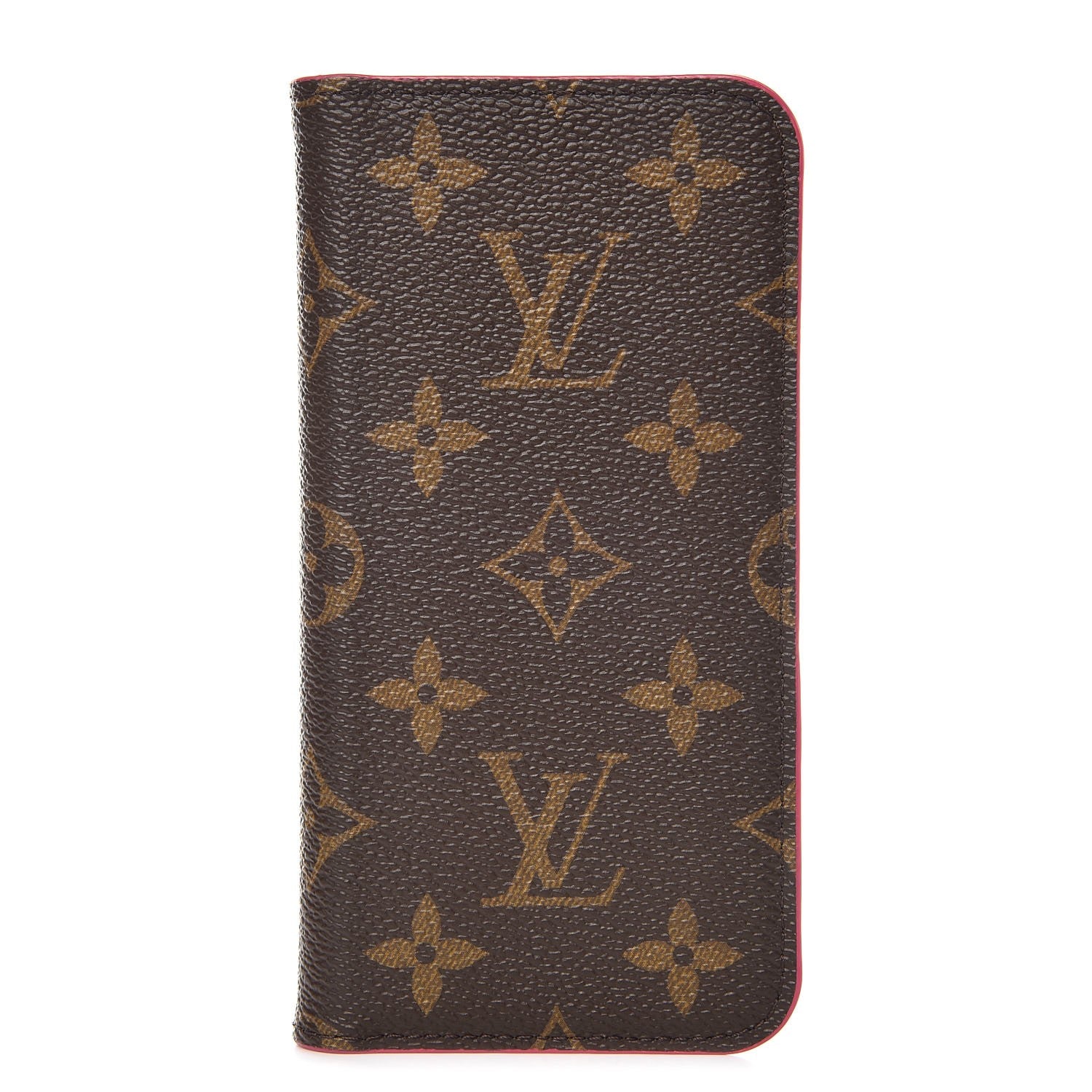 Louis Vuitton Monogram iPhone X Folio Case Rose Pop 1 of 7