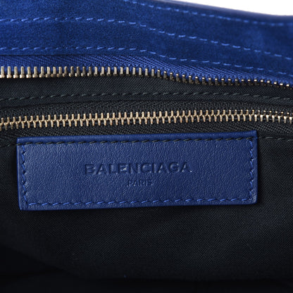 Balenciaga Baby Daim Suede Classic Gold Hardware City Bleu Pacifique 7 of 11