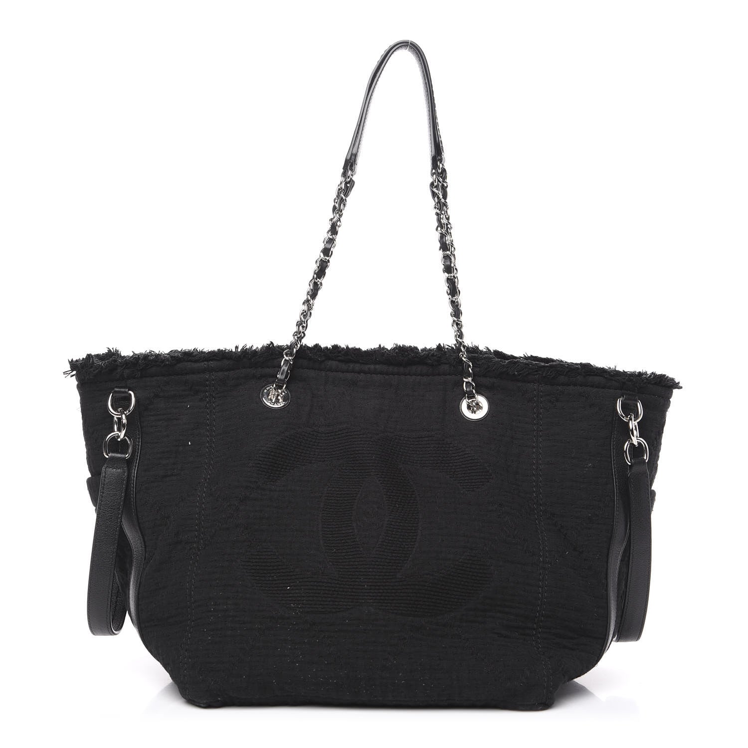 Chanel Canvas Small Double Face Tote Black 1 of 11