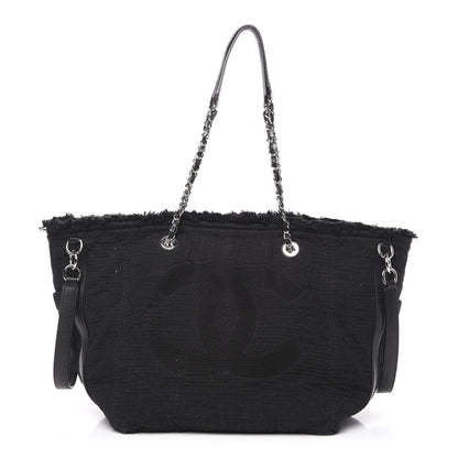 Chanel Canvas Small Double Face Tote Black 1 of 11