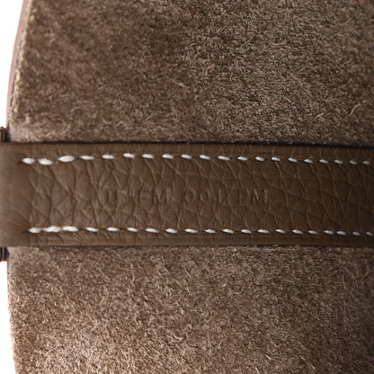 Hermes Taurillon Clemence Picotin Lock 18 PM Etoupe 7 of 11