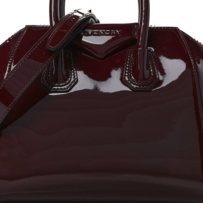Givenchy Patent Calfskin Mini Antigona Burgundy 7 of 12