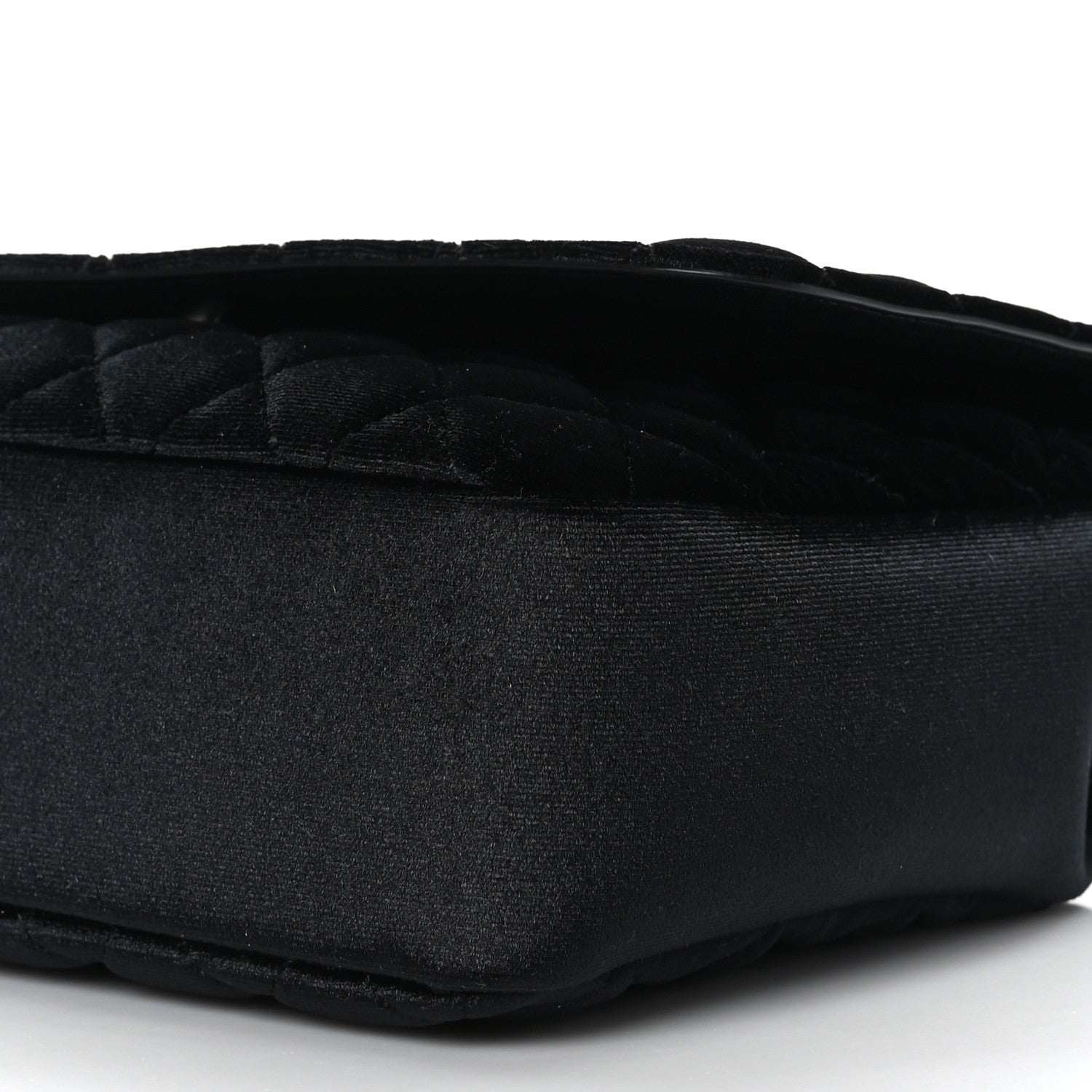 Versace Calfskin Nylon Quilted Medusa Chain Crossbody Black 5 of 8