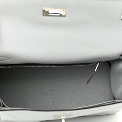 Hermes Togo Kelly Retourne 28 Bleu Pale 4 of 10