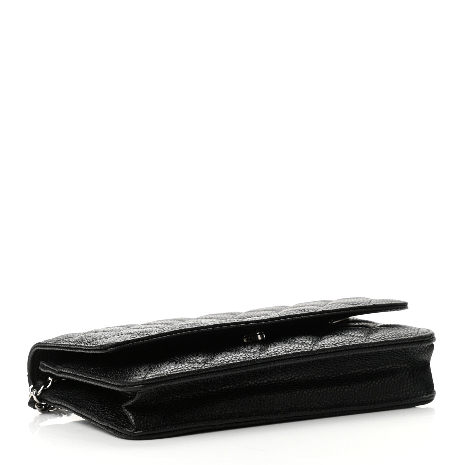 Chanel Caviar Quilted Wallet On Chain WOC Black 4 of 12