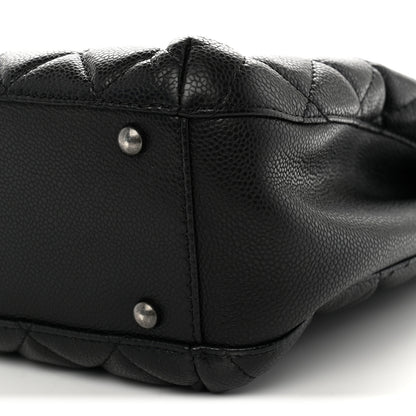 Chanel Caviar Quilted City Shopping Tote Black 10 of 11