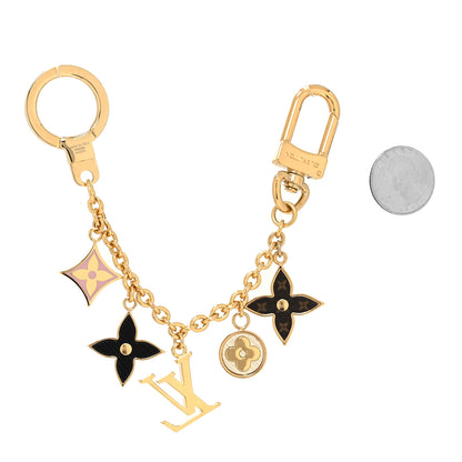 Louis Vuitton Monogram Spring Street Bag Charm Key Holder Gold 2 of 4