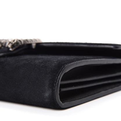 Gucci Suede Mini Dionysus Chain Wallet Black 7 of 11