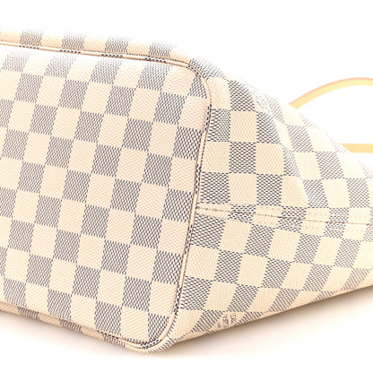 Louis Vuitton Damier Azur Neo Neverfull MM Rose Ballerine 10 of 10