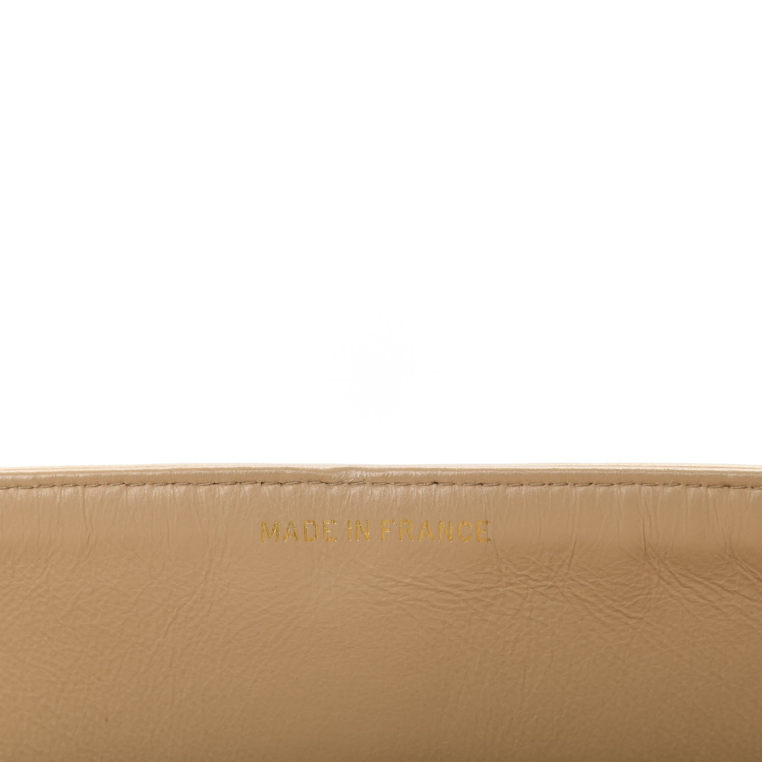 Chanel Lambskin Quilted Medium Double Flap Beige 9 of 12