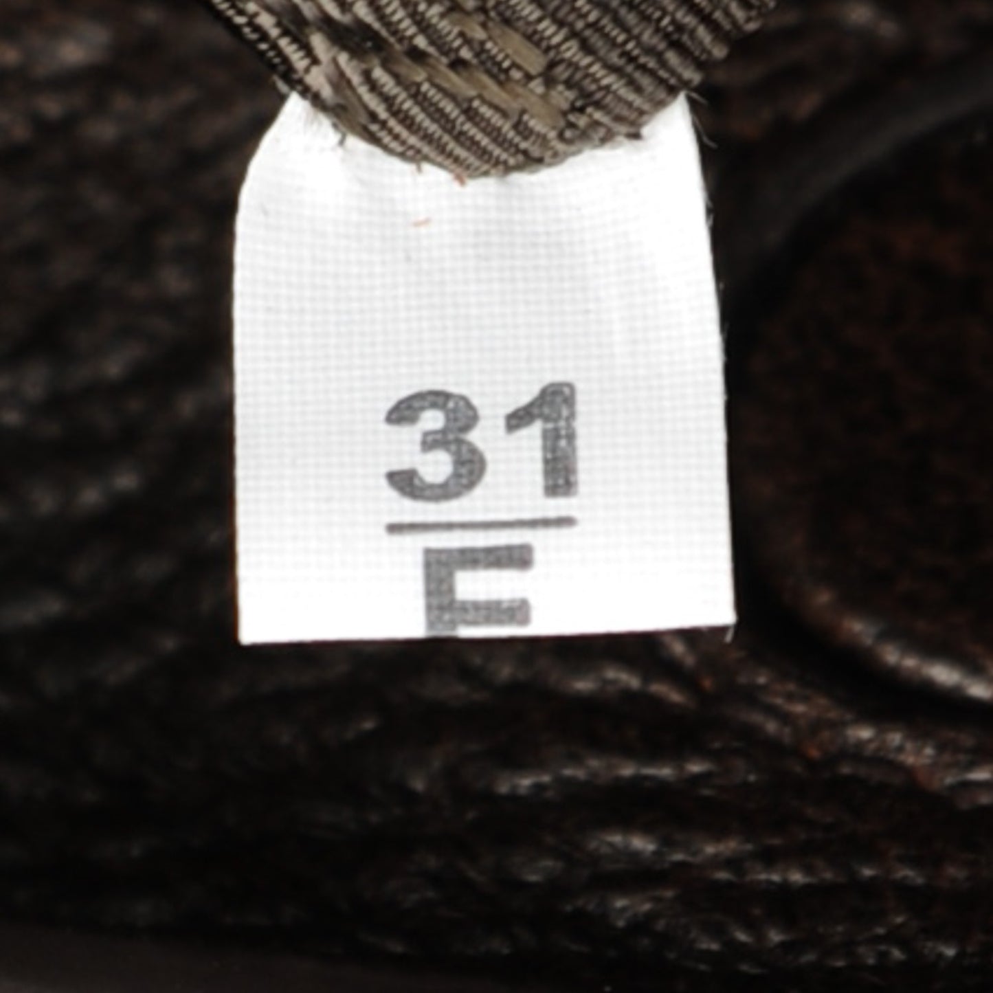 Cervo Deerskin Zipper Detail Hobo Bruciato