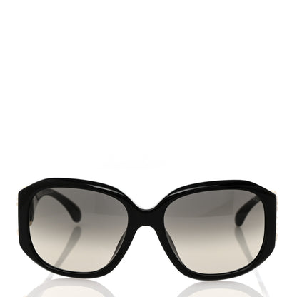 Chanel Acetate Pearl CC Square Sunglasses 71501-A Black 2 of 8