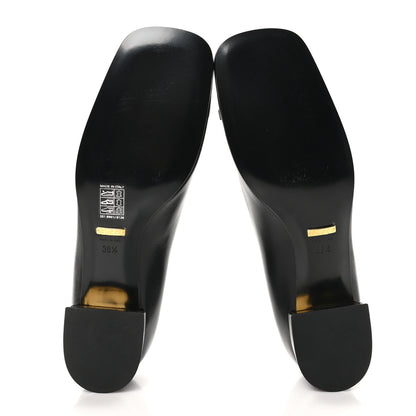 Gucci Malaga Kid Horsebit Ballet 25mm Flats 38.5 Black 6 of 9