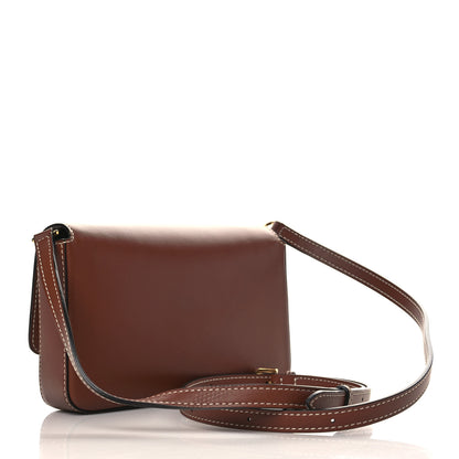 Burberry Calfskin Vintage Check New Hampshire Bag Archive Beige Tan 3 of 9