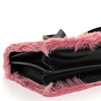 Prada Calf Hair Cahier Shoulder Bag Loto Black 8 of 10