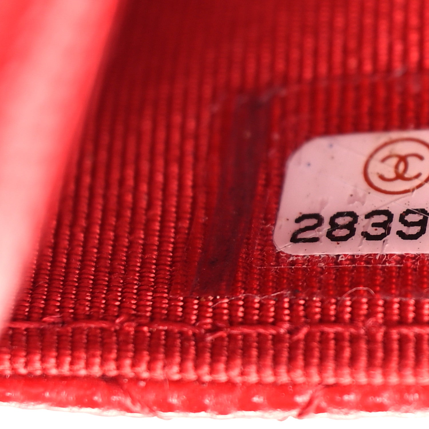 Chanel Caviar Quilted Wallet on Chain WOC Red 8 of 14