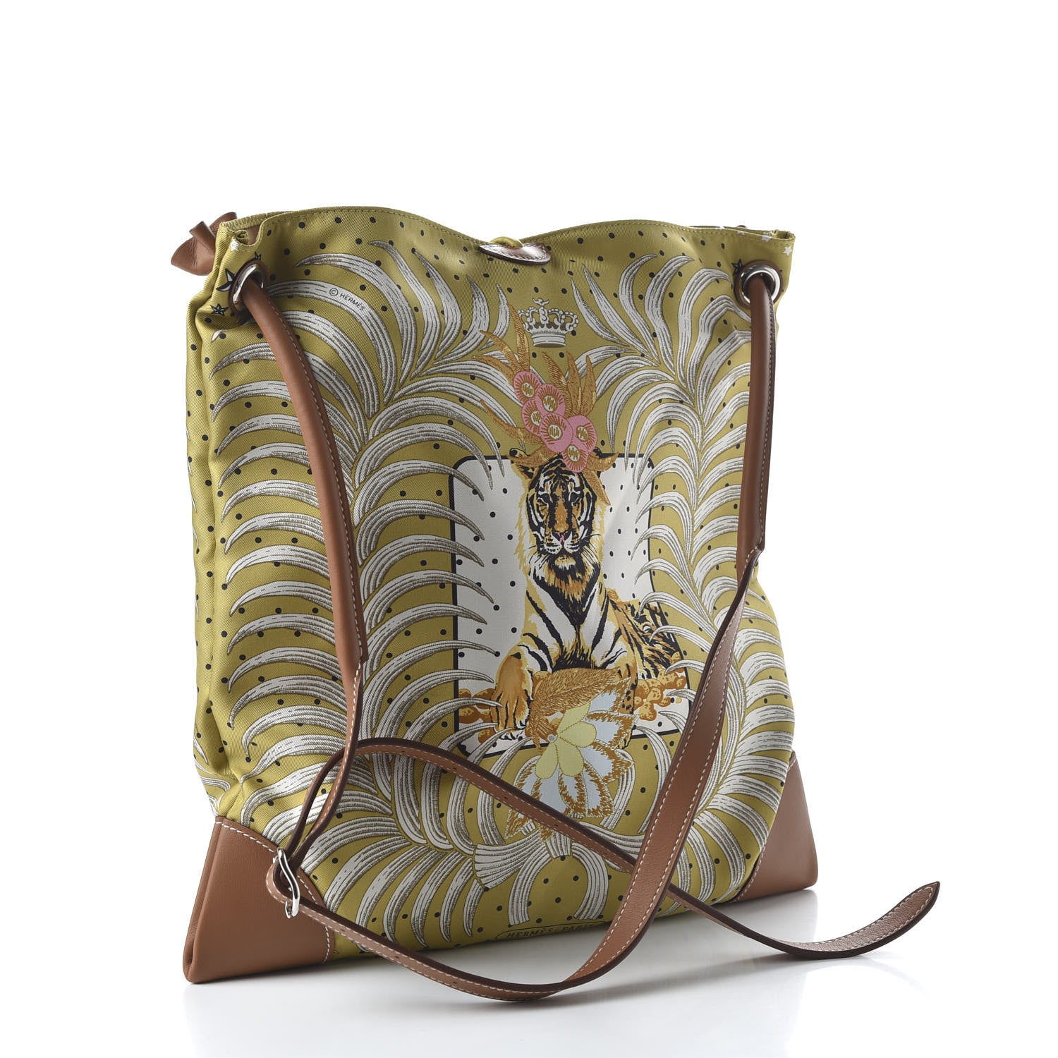 Hermes Silk City Tigre Royale Bag 3 of 11
