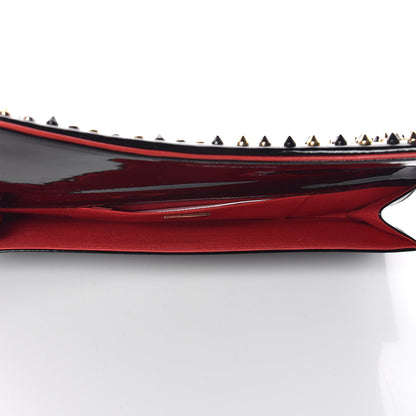 Christian Louboutin Patent Spikes Pigalle Clutch Black Mix 6 of 10