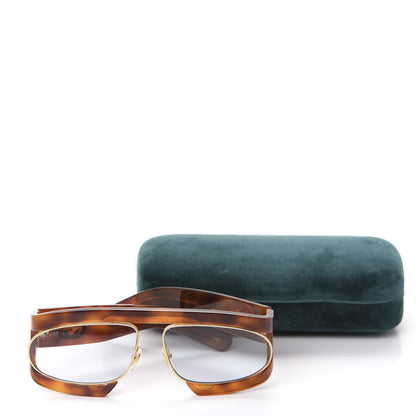 Gucci Oval Sunglasses GG0233S Tortoiseshell Gold 8 of 8