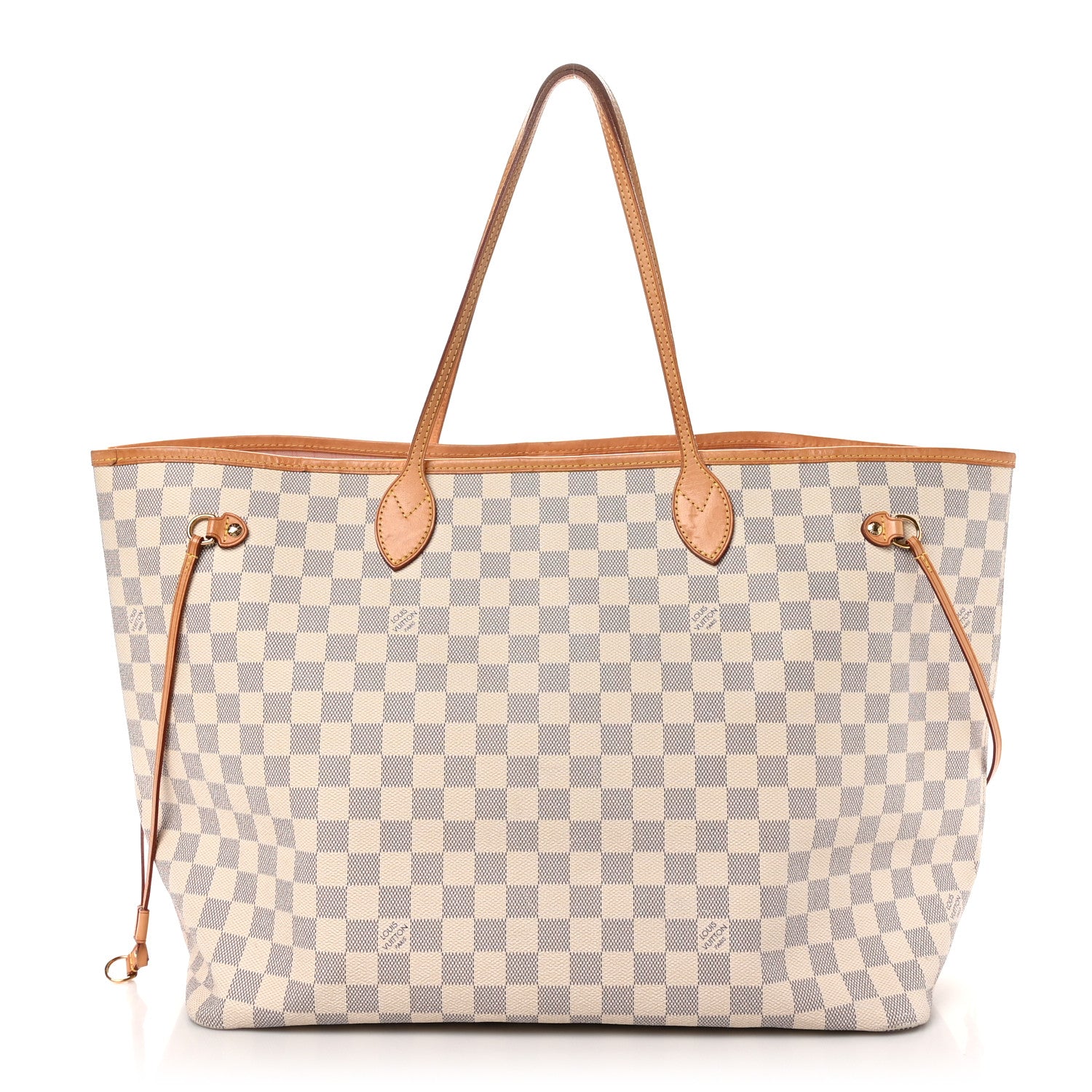 Louis Vuitton Damier Azur Neo Neverfull GM Rose Ballerine 1 of 10