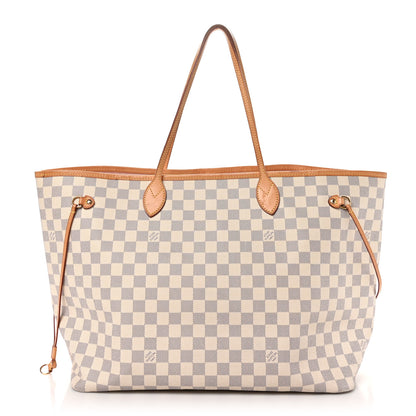 Louis Vuitton Damier Azur Neo Neverfull GM Rose Ballerine 1 of 10