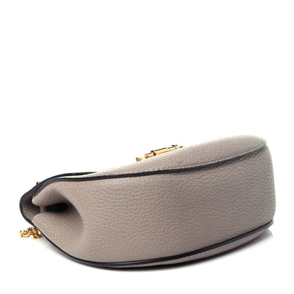 Chloe Grained Lambskin Mini Drew Shoulder Bag Motty Grey 4 of 10