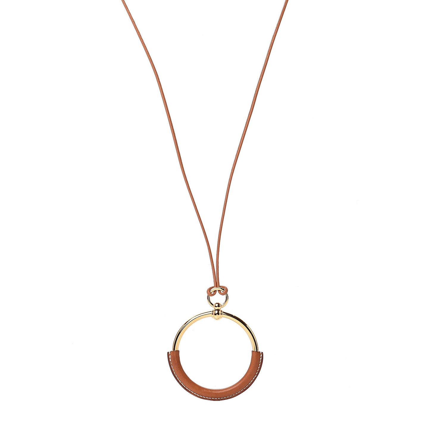 Swift Grand Loop Pendant Necklace Gold
