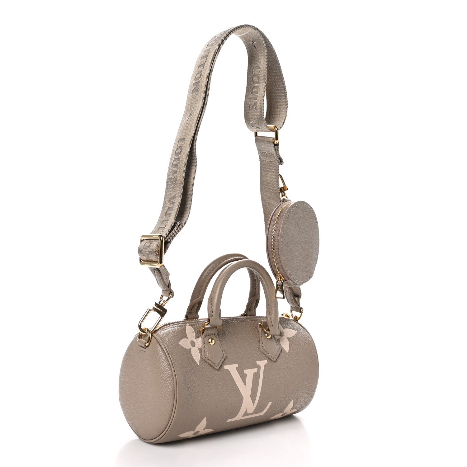 Louis Vuitton Empreinte Monogram Giant Papillon BB Tourterelle Cream 3 of 8