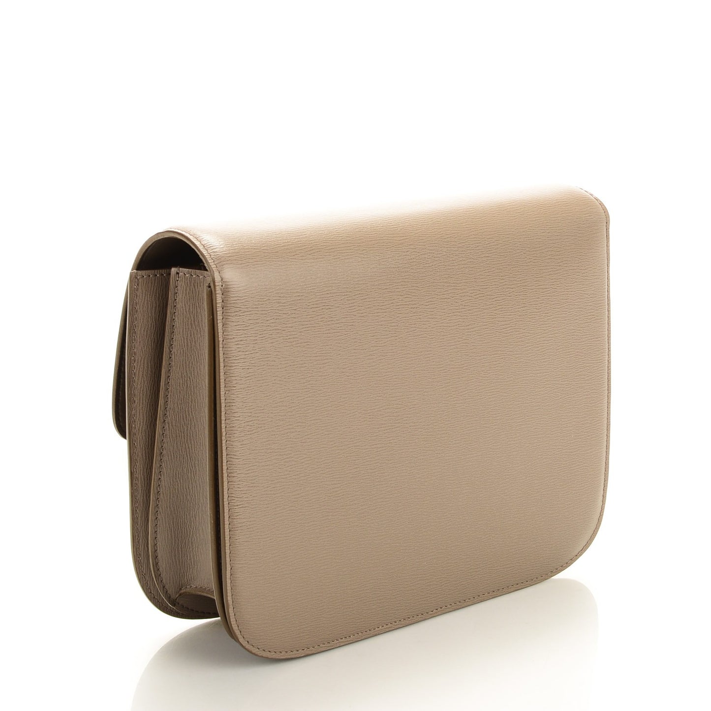 Liege Calfskin Medium Classic Box Flap Bag Souris