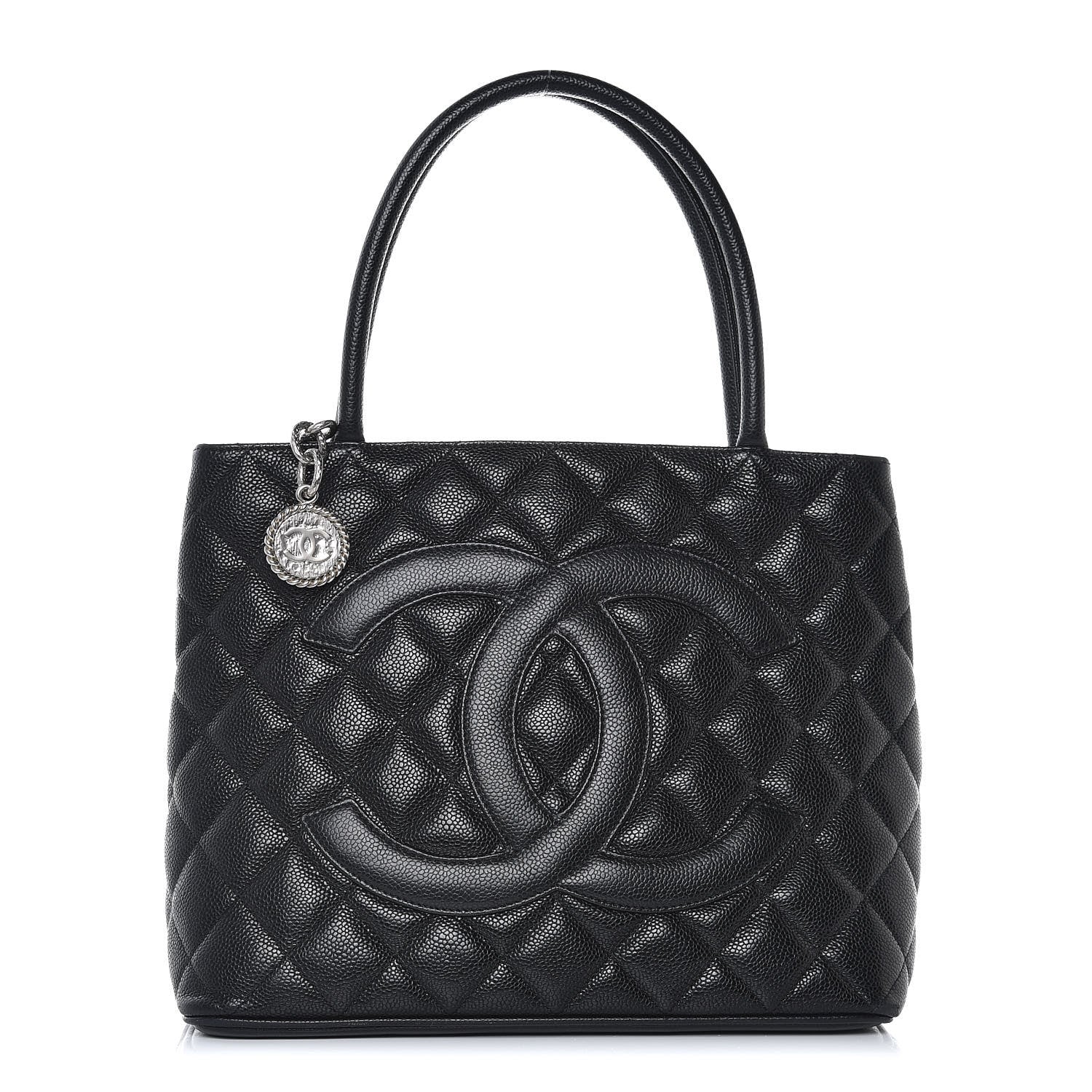 Chanel Caviar Quilted Medallion Tote Black 1 of 11