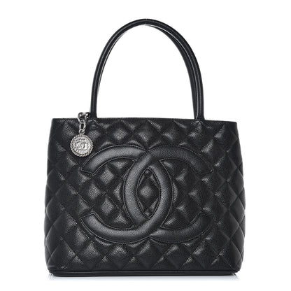 Chanel Caviar Quilted Medallion Tote Black 1 of 11