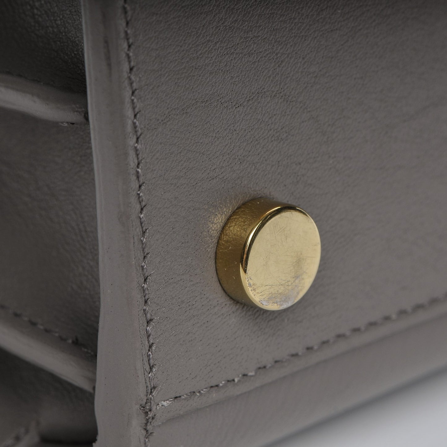 Calfskin Nano Sac De Jour Fog