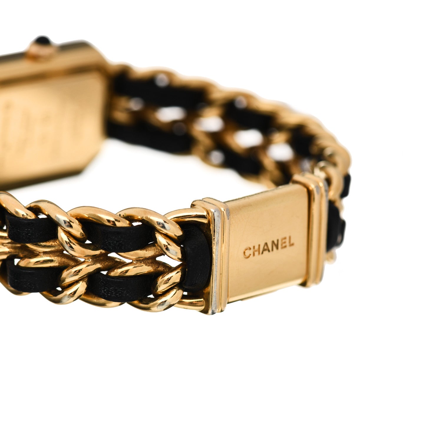Chanel Stainless Steel Lambskin 20mm Chain Premiere Quartz Watch Gold M 5 of 5