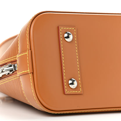 Louis Vuitton Epi Jacquard Alma BB Honey Gold 8 of 11
