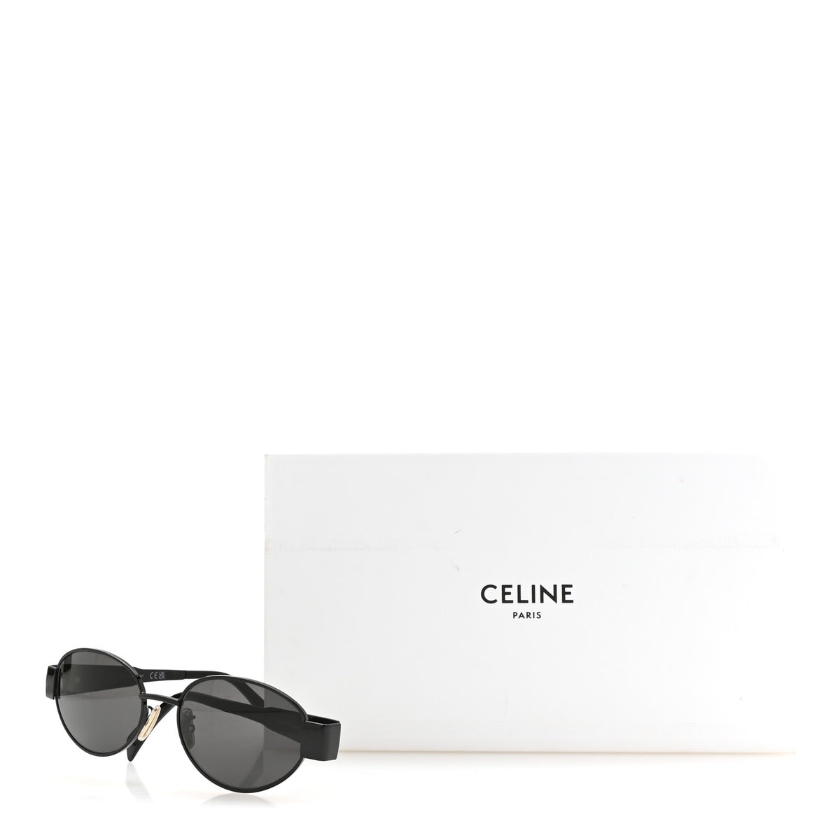 Celine Metal Triomphe 01 Sunglasses CL40235U Black Smoke 7 of 7