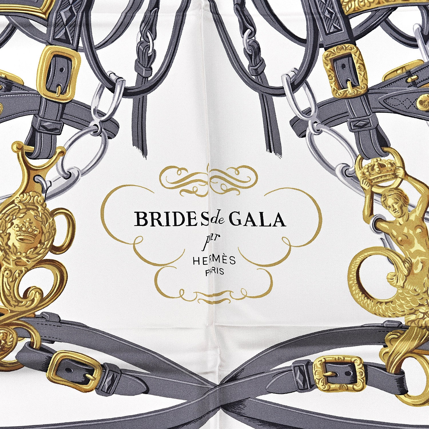 Hermes Silk Brides De Gala Scarf 90 3 of 4
