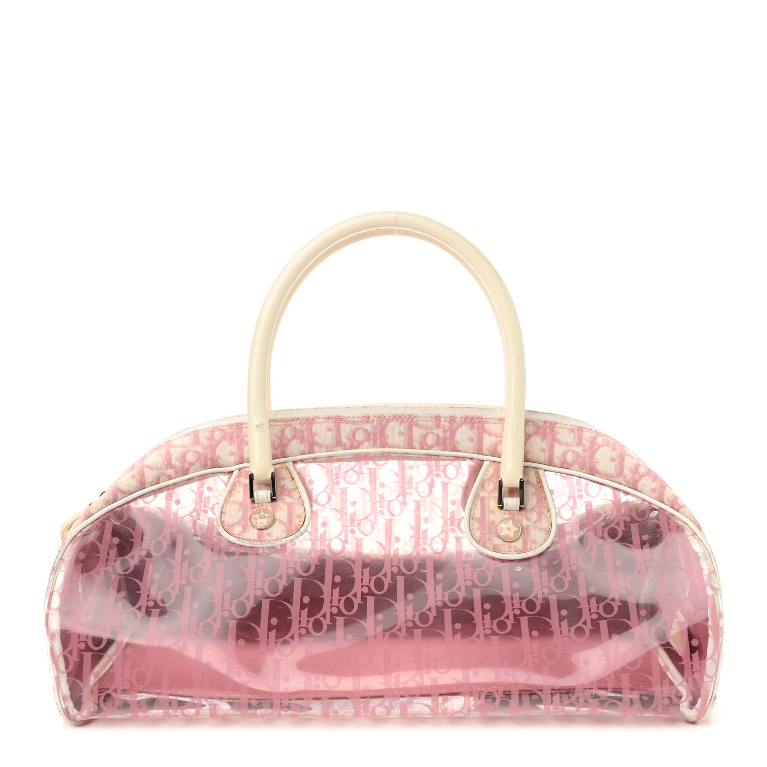 Christian Dior Monogram PVC Bowler Pink 1 of 22