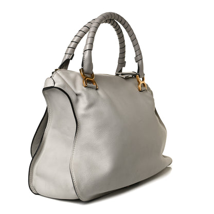 Chloe Calfskin Large Marcie Satchel Dove 4 of 38
