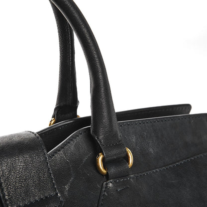 Saint Laurent Sheepskin Medium Cabas ChYc Black 12 of 15