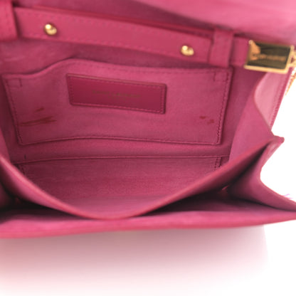 Saint Laurent Calfskin Small Classic Y Satchel Bag Fuchsia 5 of 15