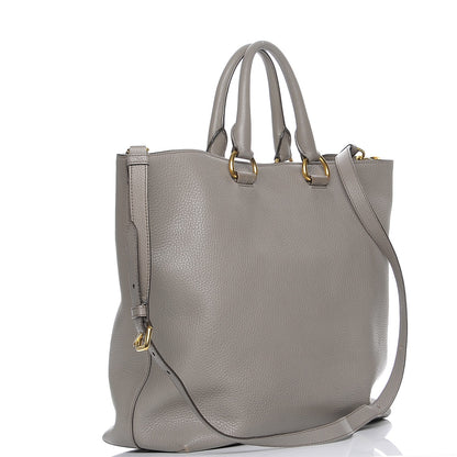 Prada Vitello Daino Tote Argilla 4 of 10