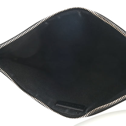 Givenchy Textured Coated Canvas Rottweiler Print Small Cosmetic Pouch Black 5 of 10