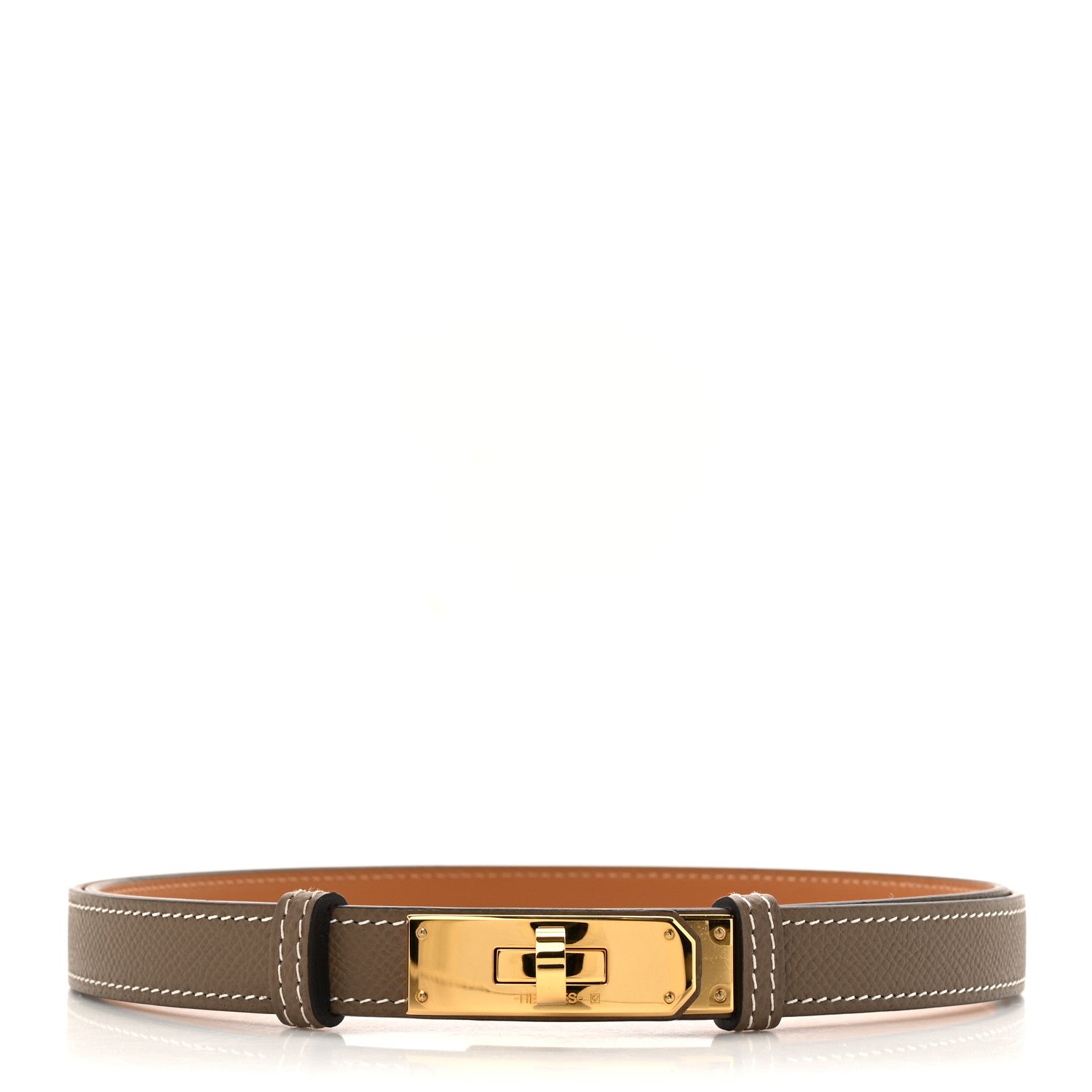 Hermes Epsom Kelly Belt Etoupe 1 of 4