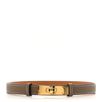 Hermes Epsom Kelly Belt Etoupe 1 of 4