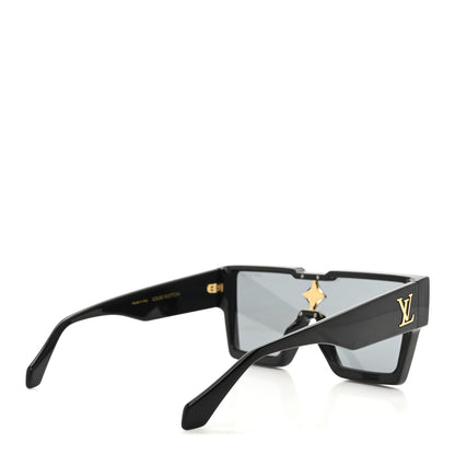 Louis Vuitton Acetate Swarovski Crystal Cyclone Sunglasses Z1578E Black 4 of 8