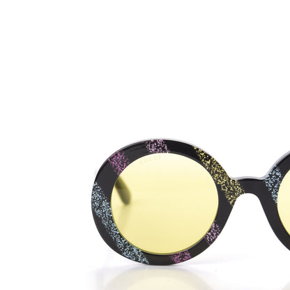 Gucci Acetate Round Glitter GG0319S Sunglasses Rainbow 5 of 8