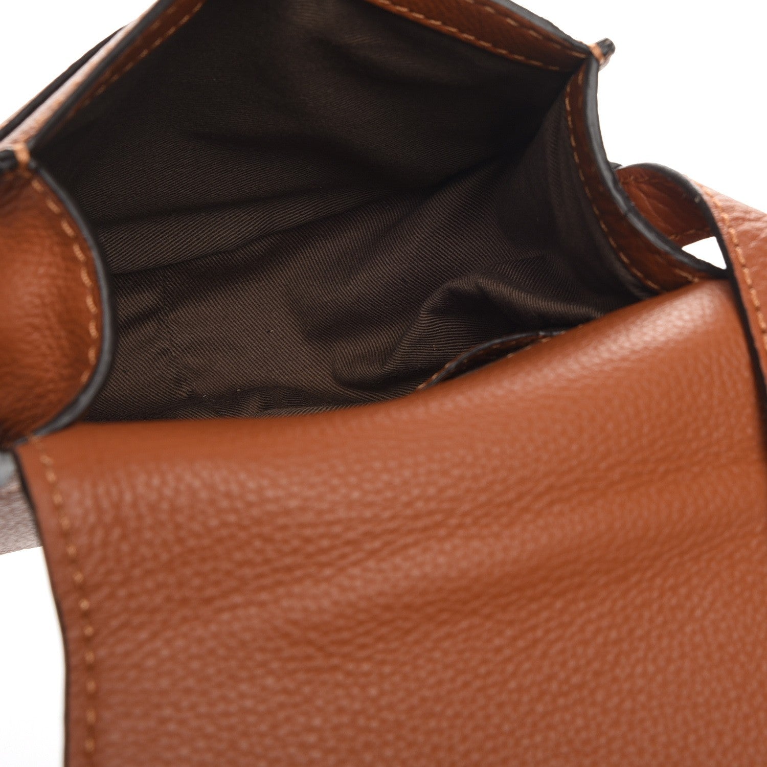 Chloe Calfskin Mini Marcie Round Crossbody Bag Tan 5 of 7