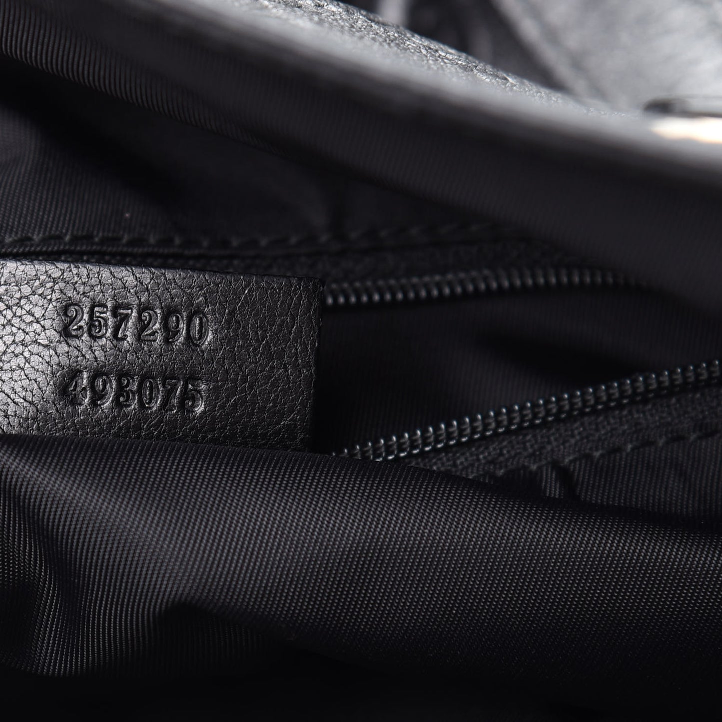 Guccissima Full Moon Tote Black