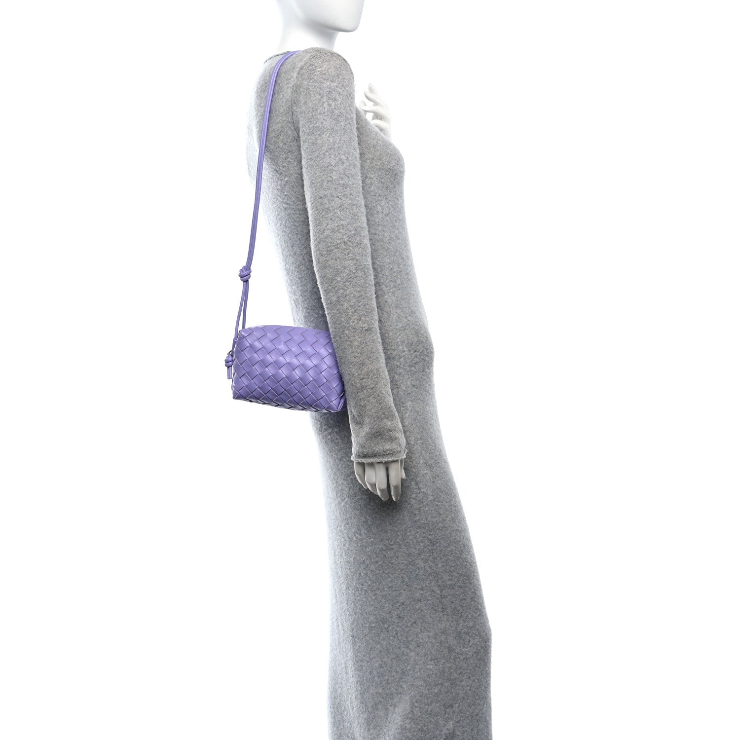 Bottega Veneta Nappa Intrecciato Mini Loop Camera Bag Wisteria 2 of 9