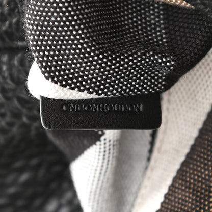 Burberry Grainy Calfskin House Check Small Maidstone Black 8 of 13